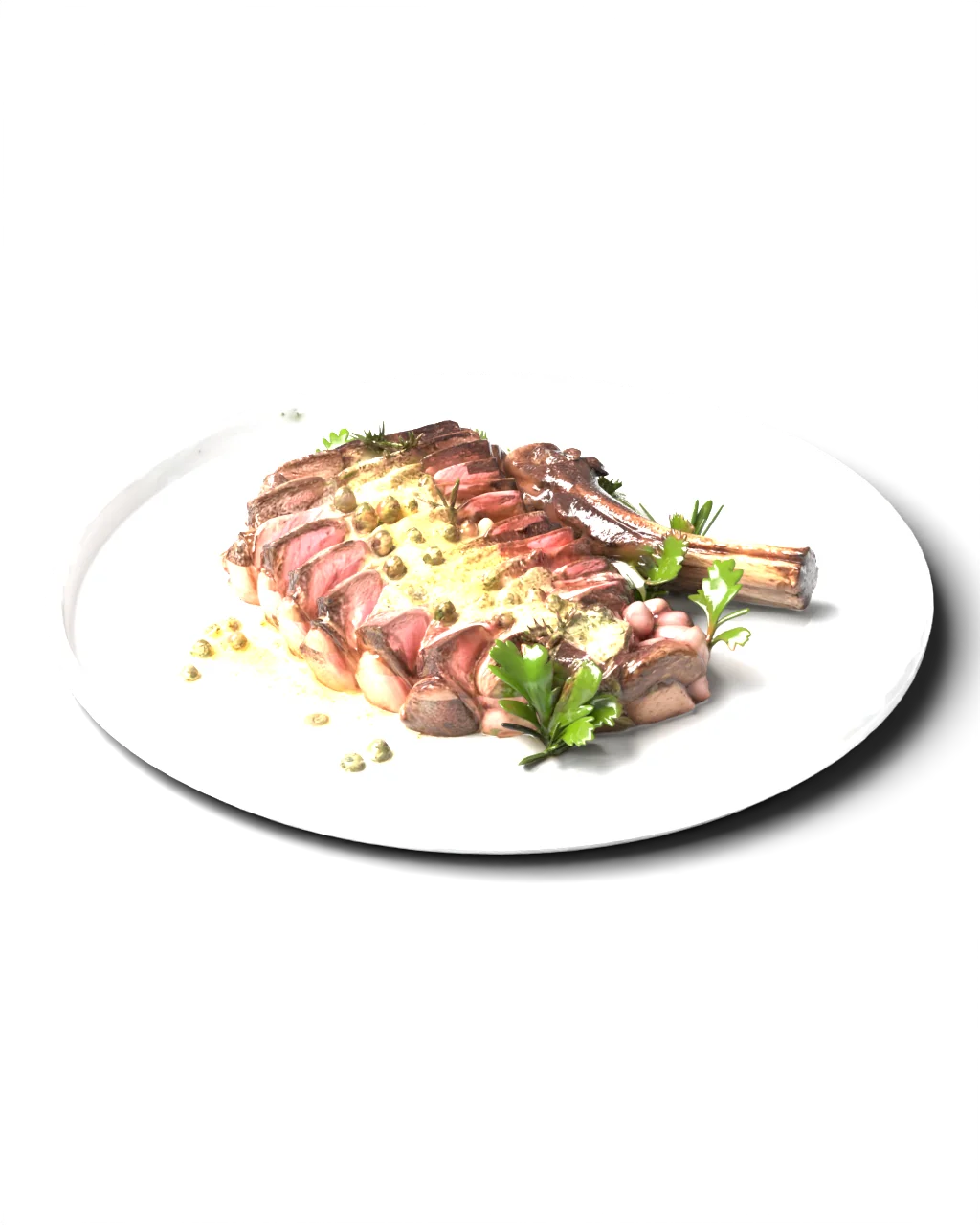 Steak tomahawk, unt Café de Paris