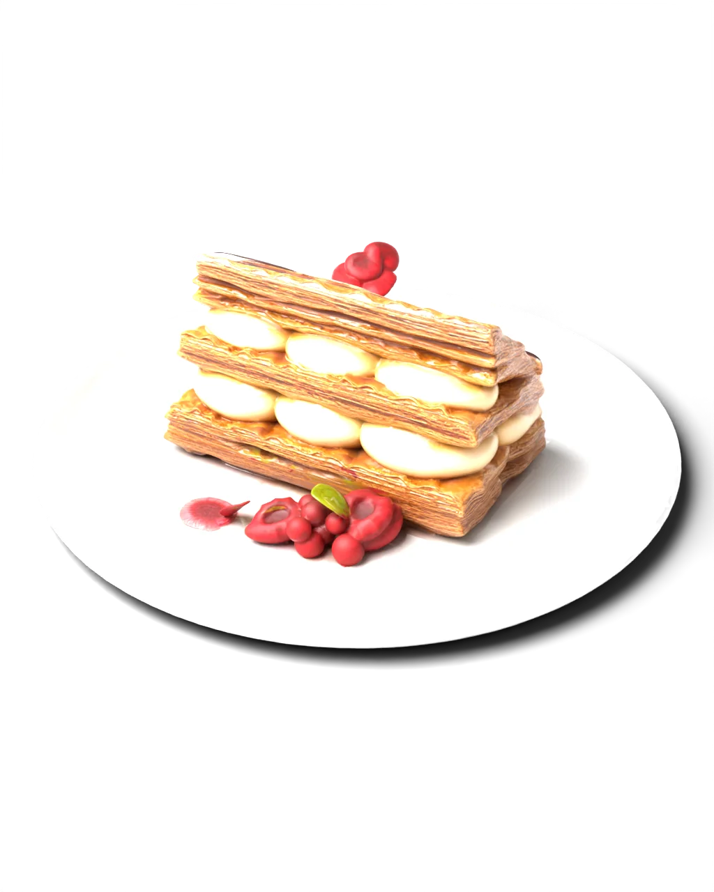 Mille-feuille cu vanilie